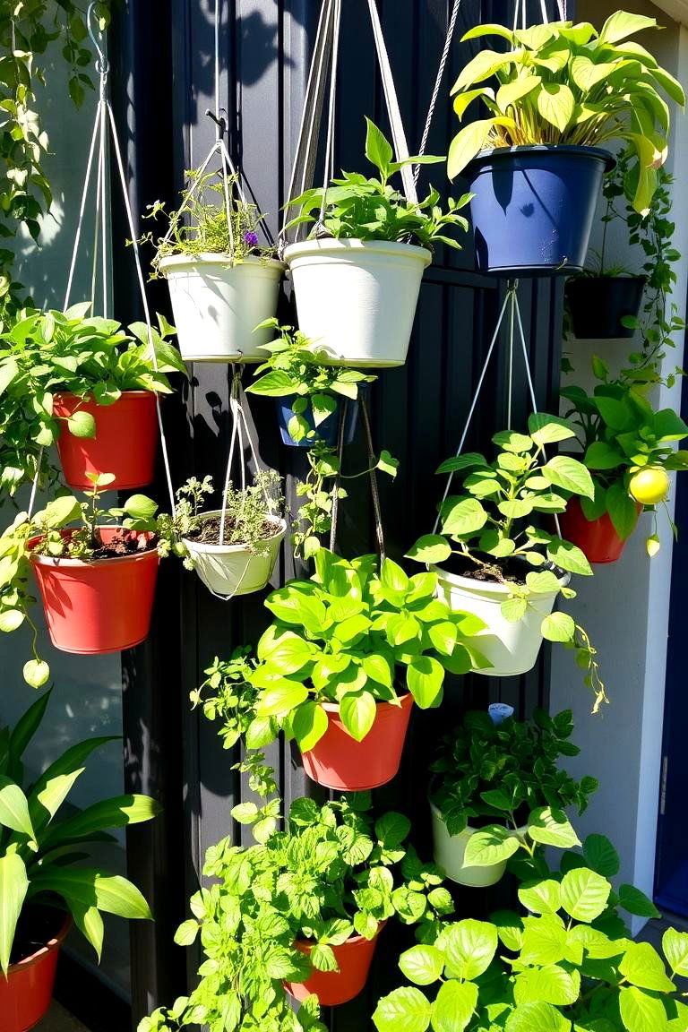 Vertical Living Wall Garden - 24 Container Garden Ideas