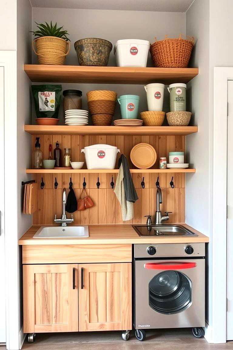 Vertical Mud Kitchen - 24 Mud Kitchen Ideas for Kids