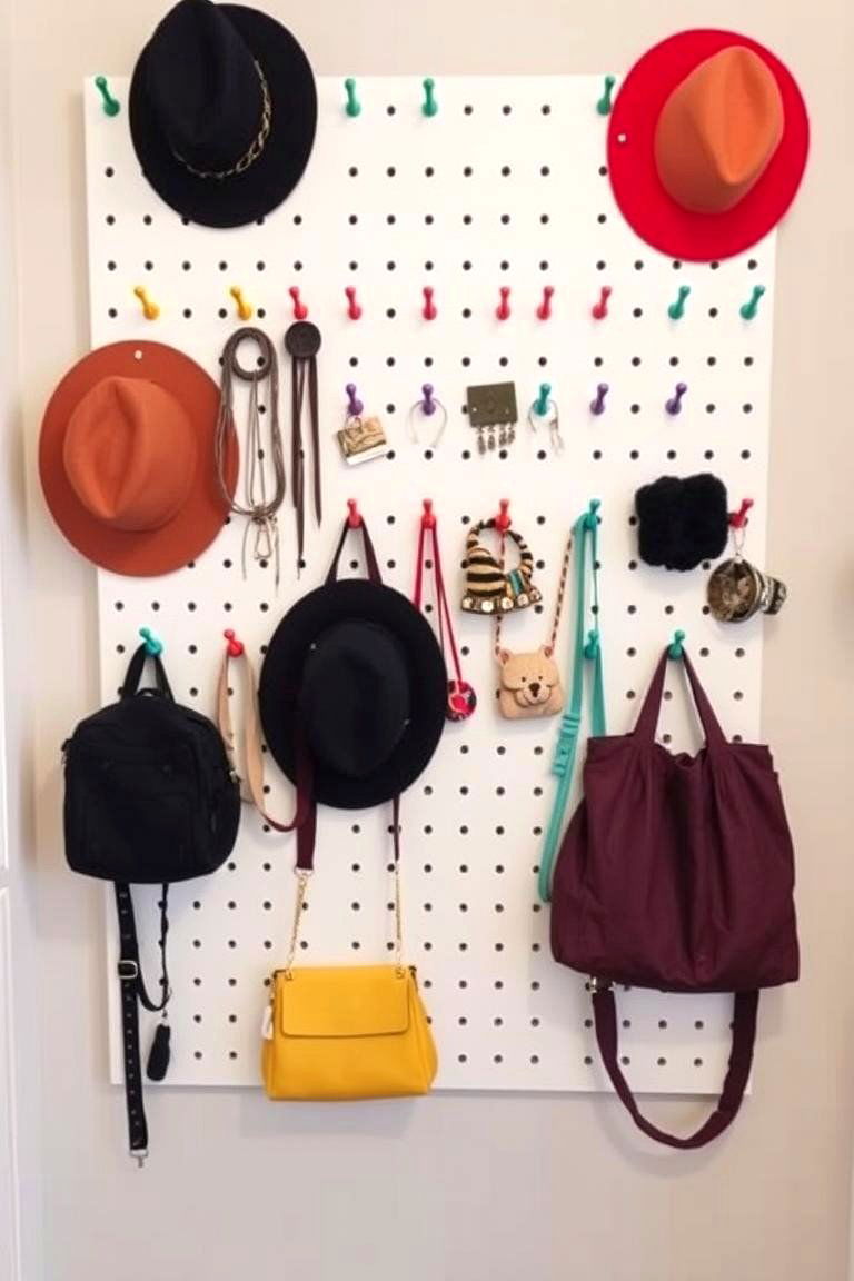 Vertical Pegboards - 24 Closet Ideas