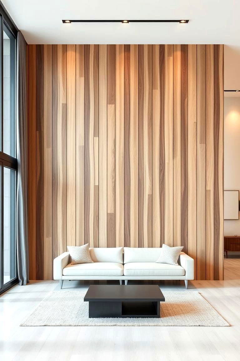 Vertical Plank Dynamics - 24 shiplap accent wall ideas