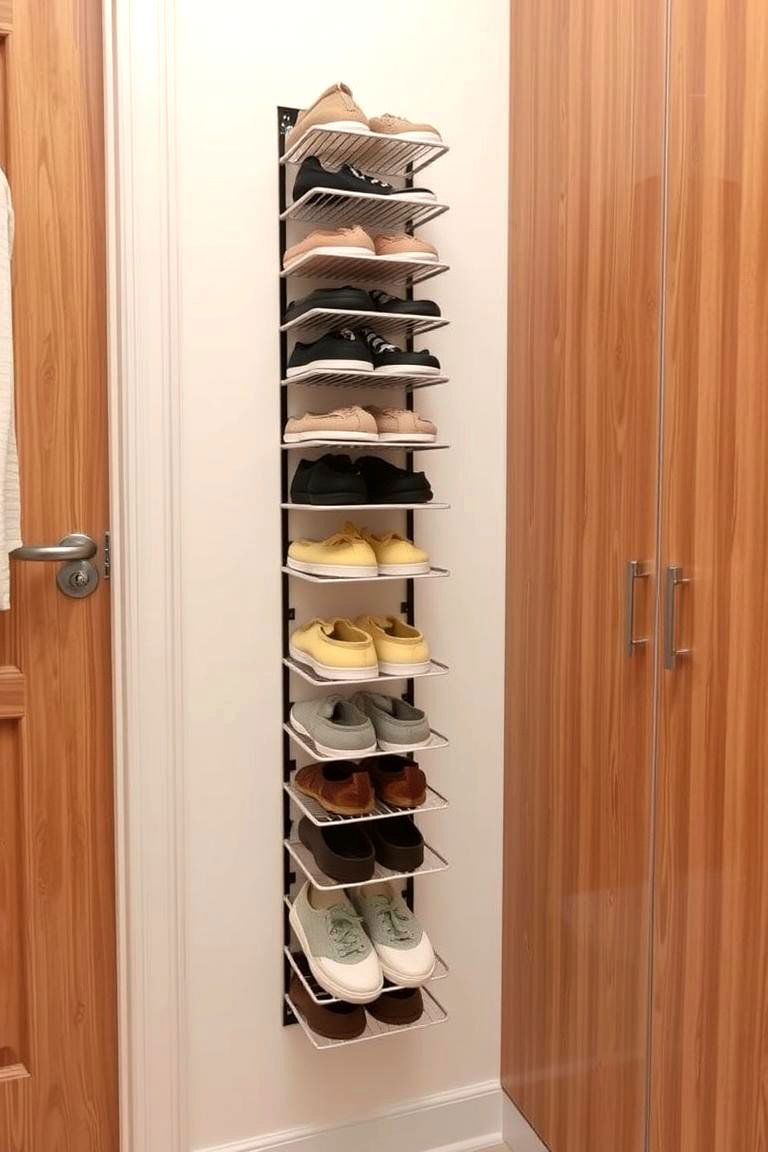 Vertical Shoe Rack - 24 Exterior Color Palettes for Small Homes
