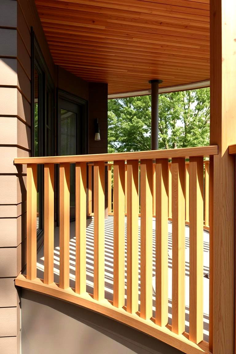 Vertical Slat Railings - 24 Porch Railing Ideas