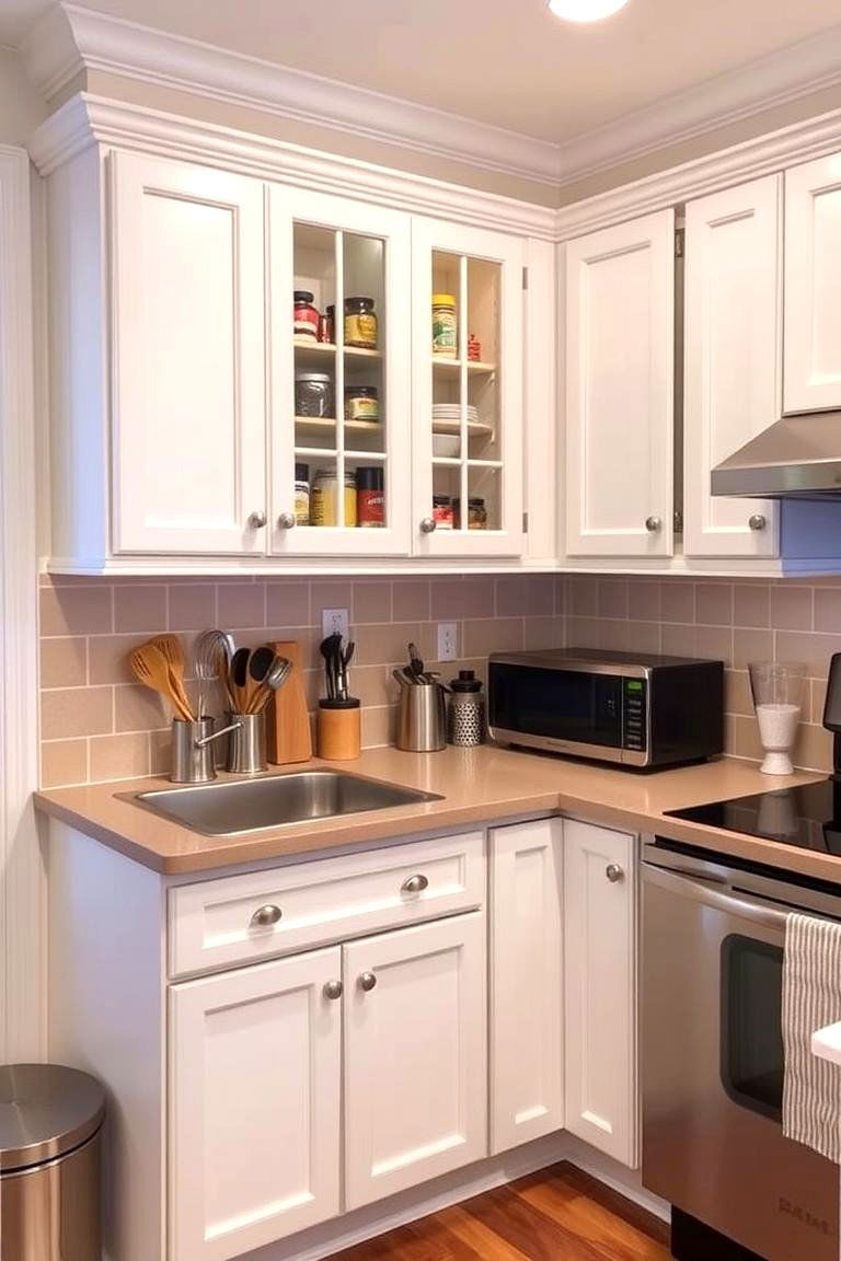 Vertical Storage Solutions for Narrow Spaces - 24 U Shaped Kitchen Ideas
