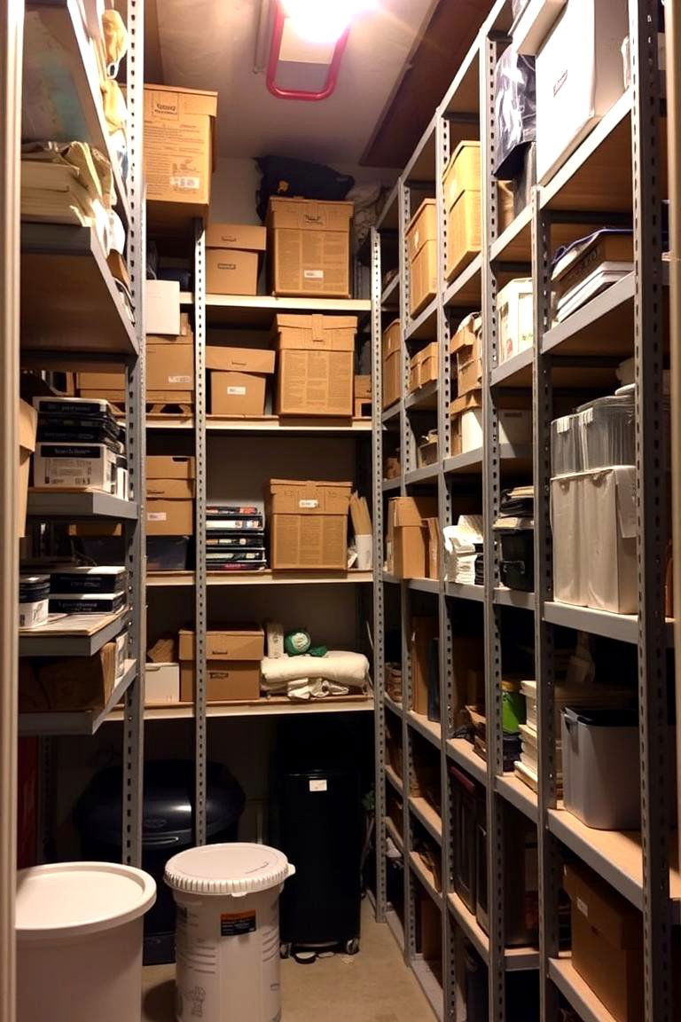 Vertical Storage Solutions for Small Basements - 24 Basement Storage Ideas