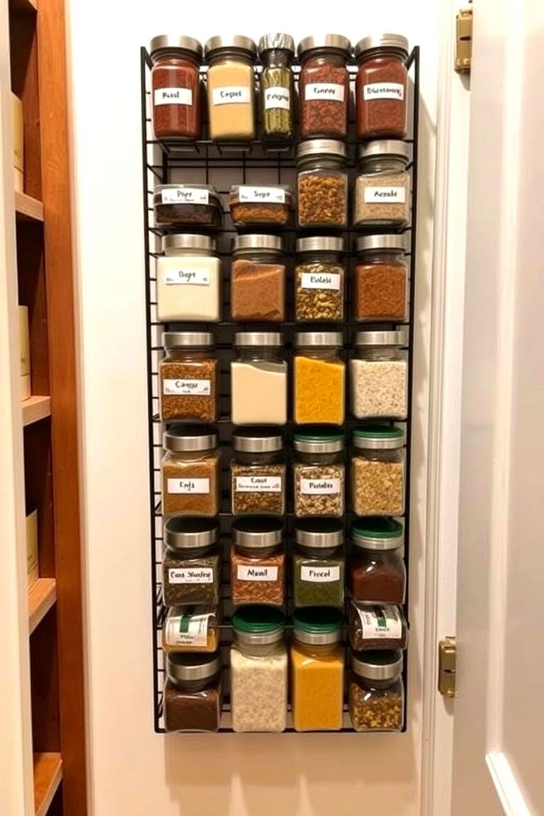 Vertical Storage for Small Items - 24 Kitchen Pantry Ideas