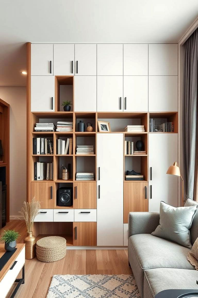 Vertical Storage for Small Spaces - 24 Floor to Ceiling Cabinets Ideas