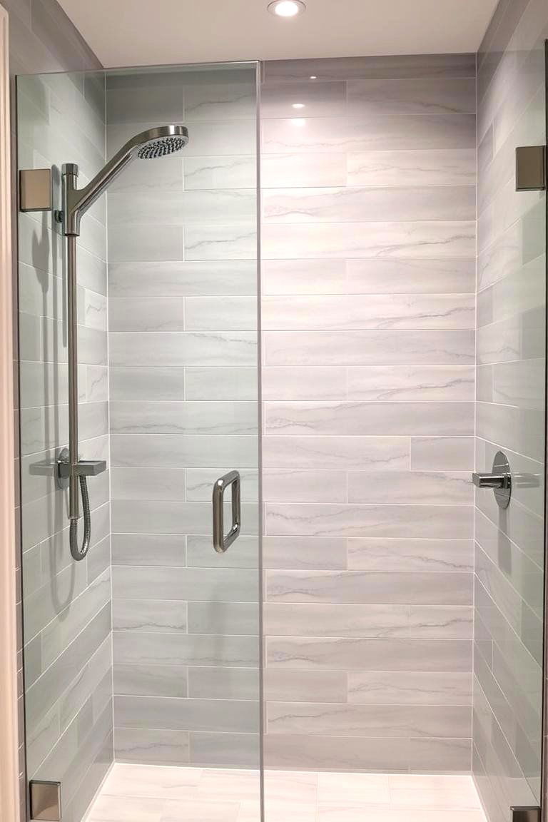 Vertical Tile Layout - 24 Shower Wall Ideas