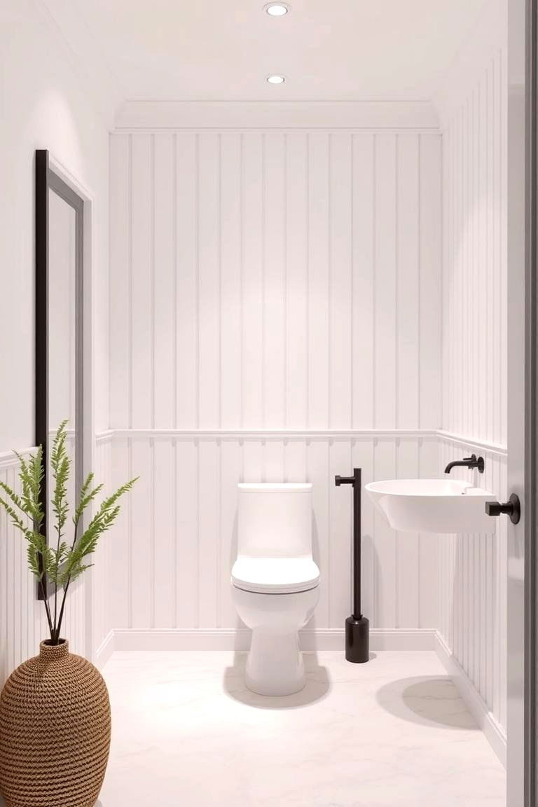 Vertical Wainscoting - 24 Bathroom Wainscoting Ideas