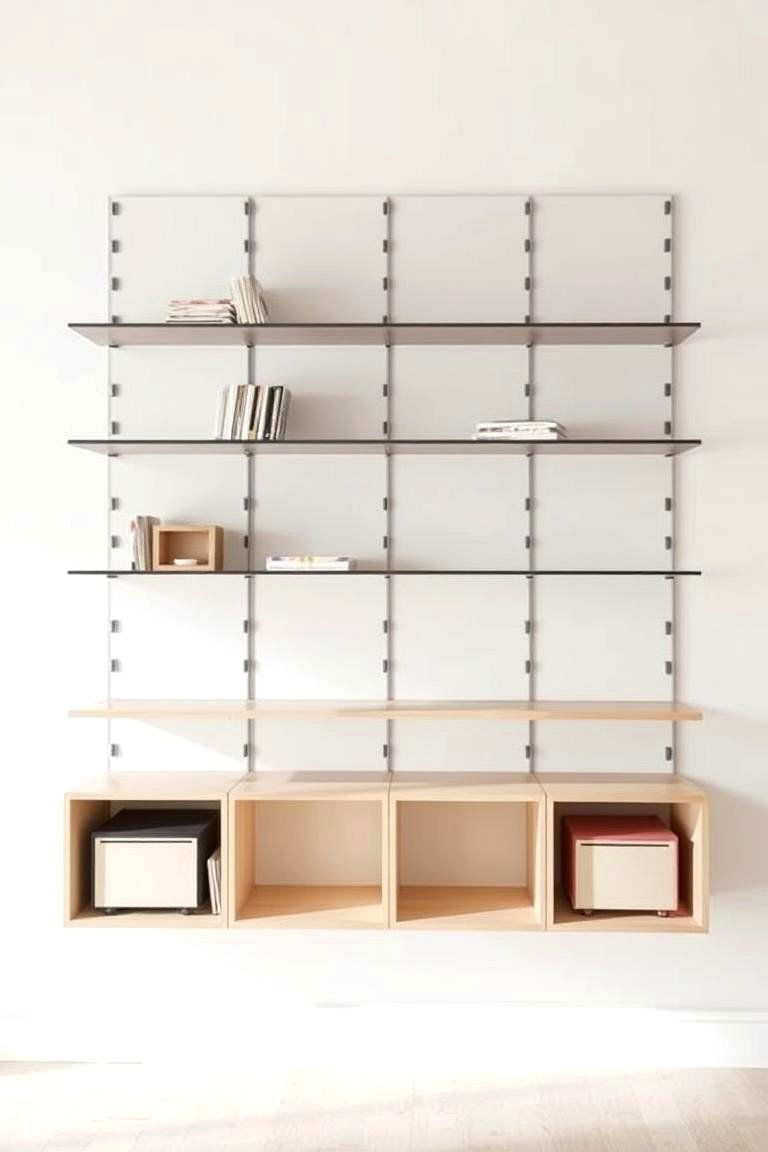 Vertical Wall Organizer - 24 Small Mudroom Ideas