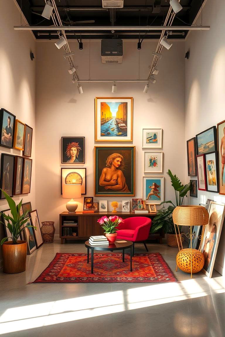 Vibrant Art Focused Space - 24 California Room Design Ideas