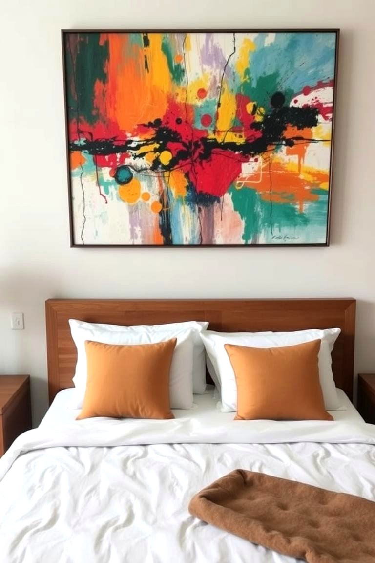 Vibrant Artwork for a Personal Touch - 24 guest room ideas
