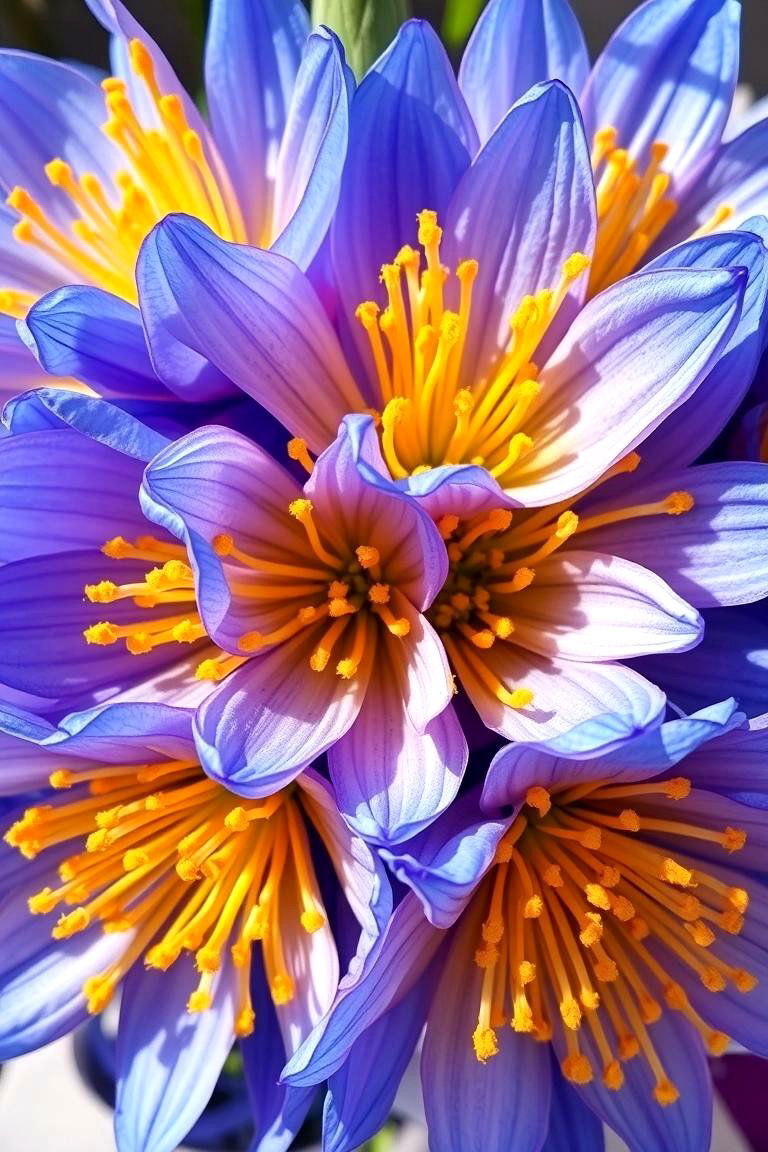 Vibrant Blue and Gold Floral Arrangements - 24 Blue and Gold Bedroom Ideas