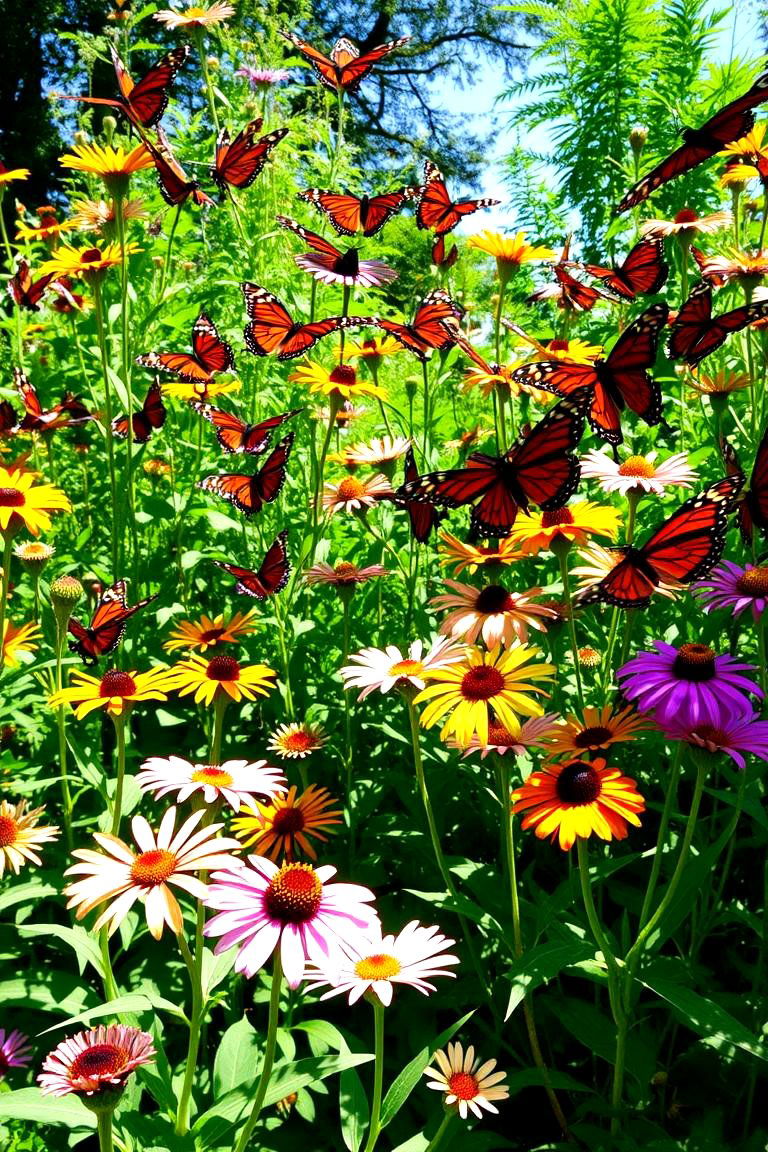 Vibrant Butterfly Garden - 24 Secret Garden Ideas