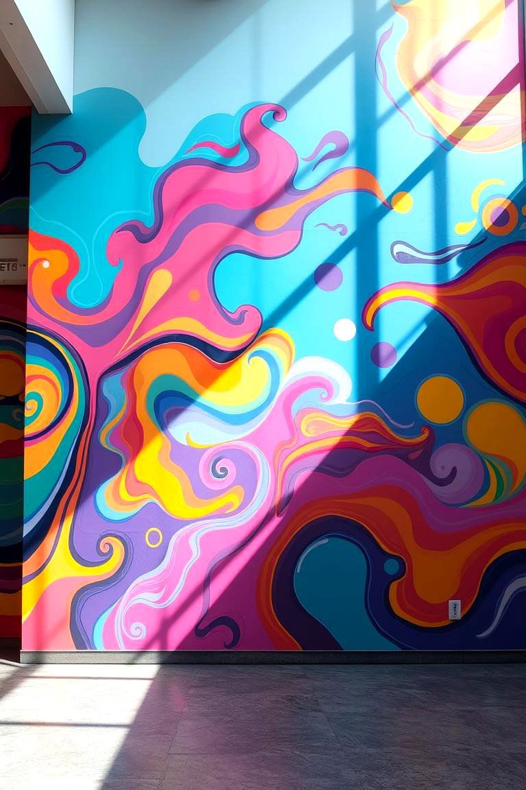 Vibrant Colors Mural - 24 Small Town Murals