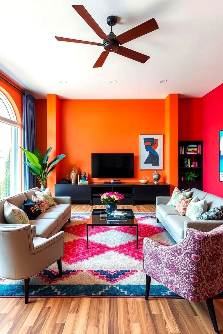 Vibrant Contemporary Expression - 24 Great Room Ideas