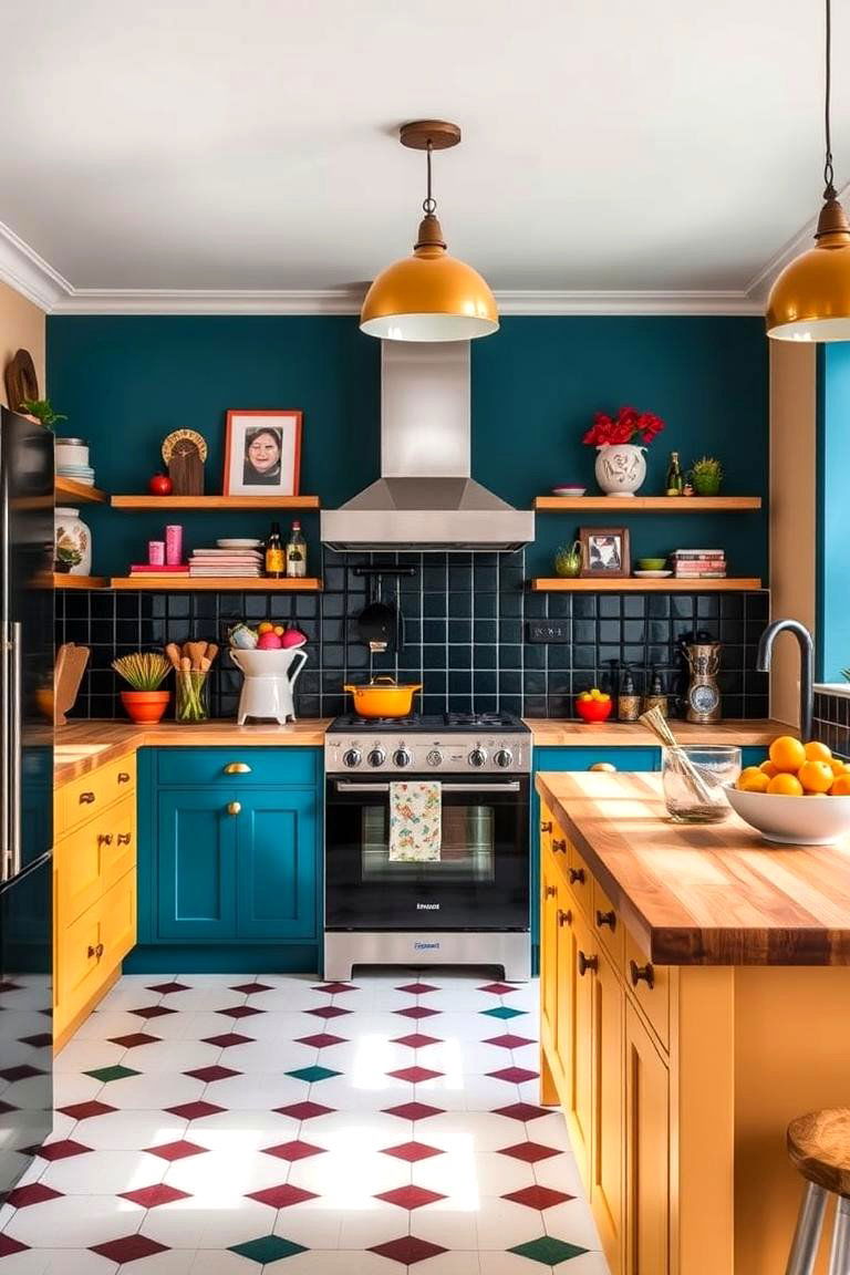 Vibrant Design Flair - 24 Kitchens With Butcher Block Countertops