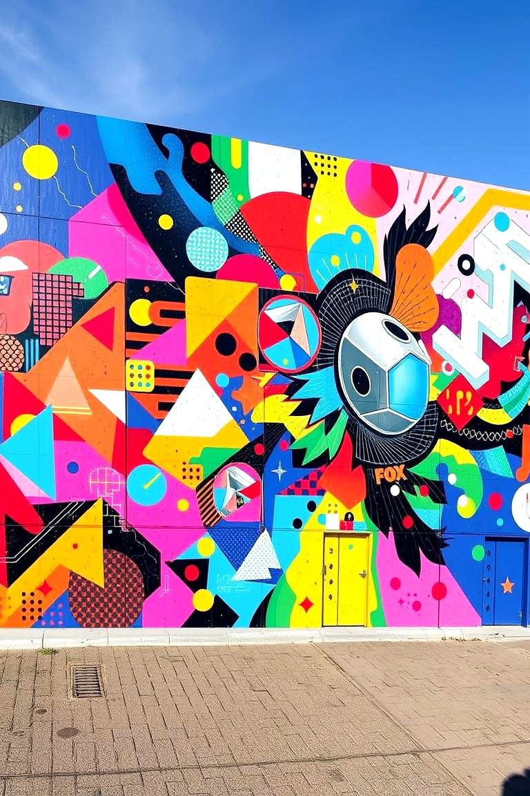 Vibrant Fusion - 24 Interactive Murals