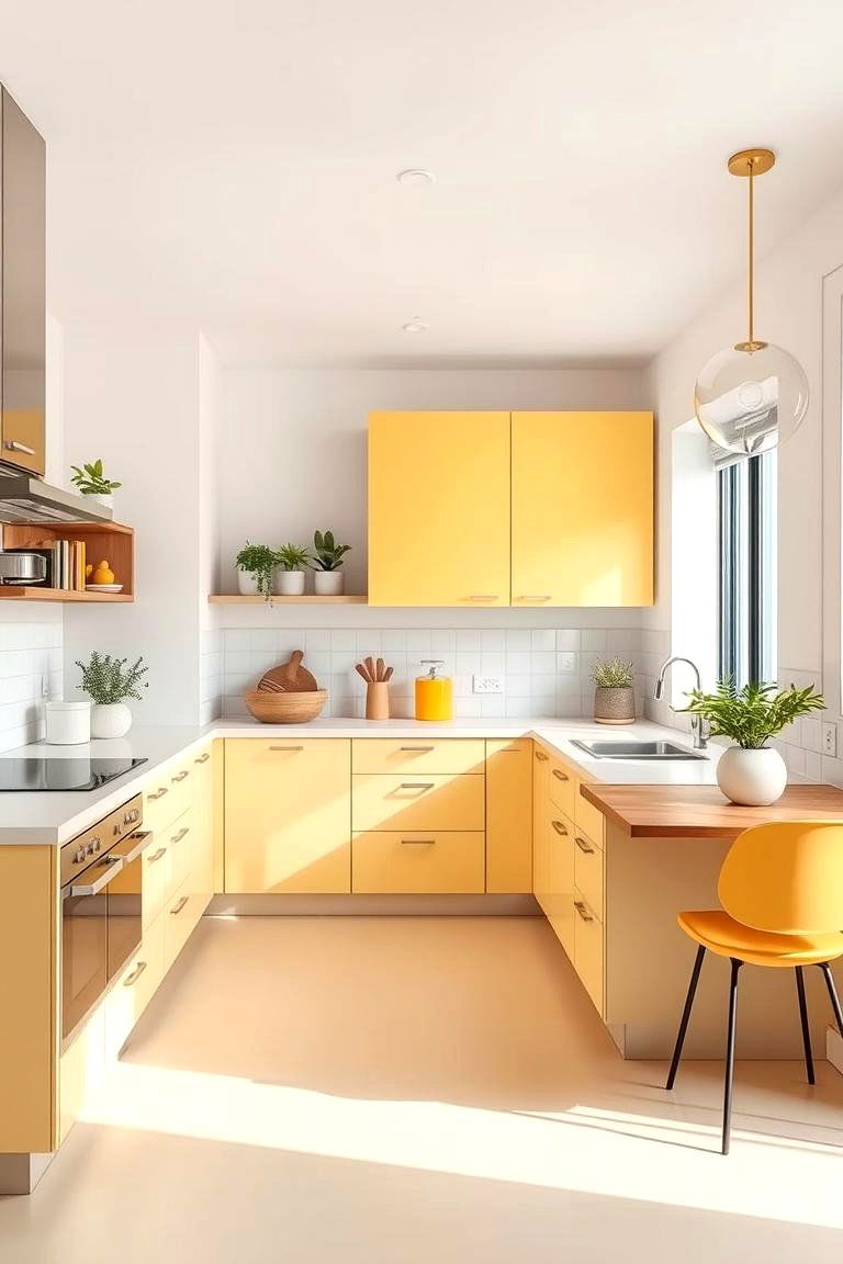 Vibrant Kitchen Spirit - 24 Pale Yellow Kitchen Ideas