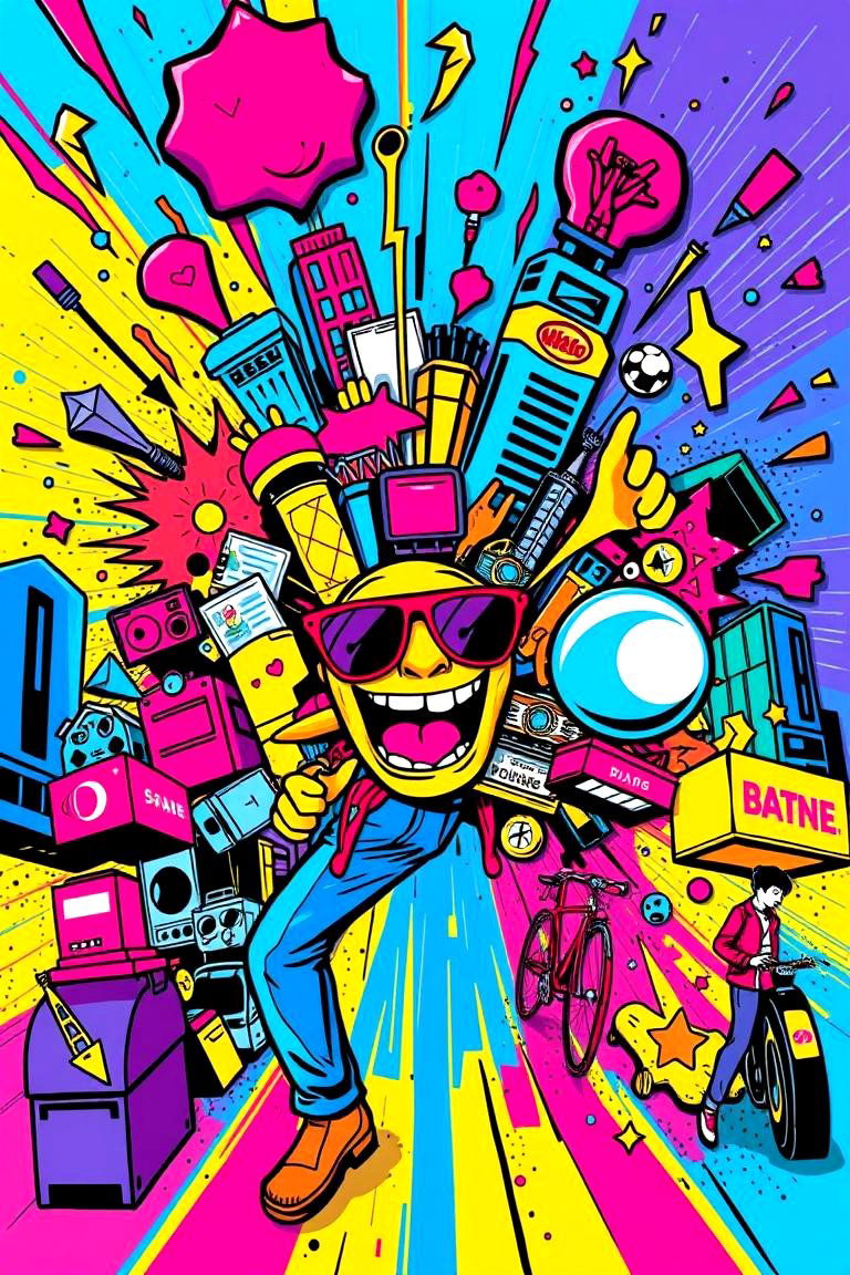 Vibrant Pop Art Pieces - 24 Large Wall Art Ideas