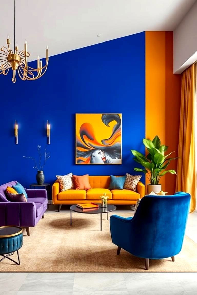 Vibrant Royal Blue - 24 Blue Accent Wall Ideas