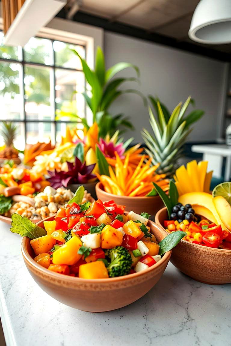 Vibrant Tropical Vegan Dishes - 24 Tropical Kitchen Ideas