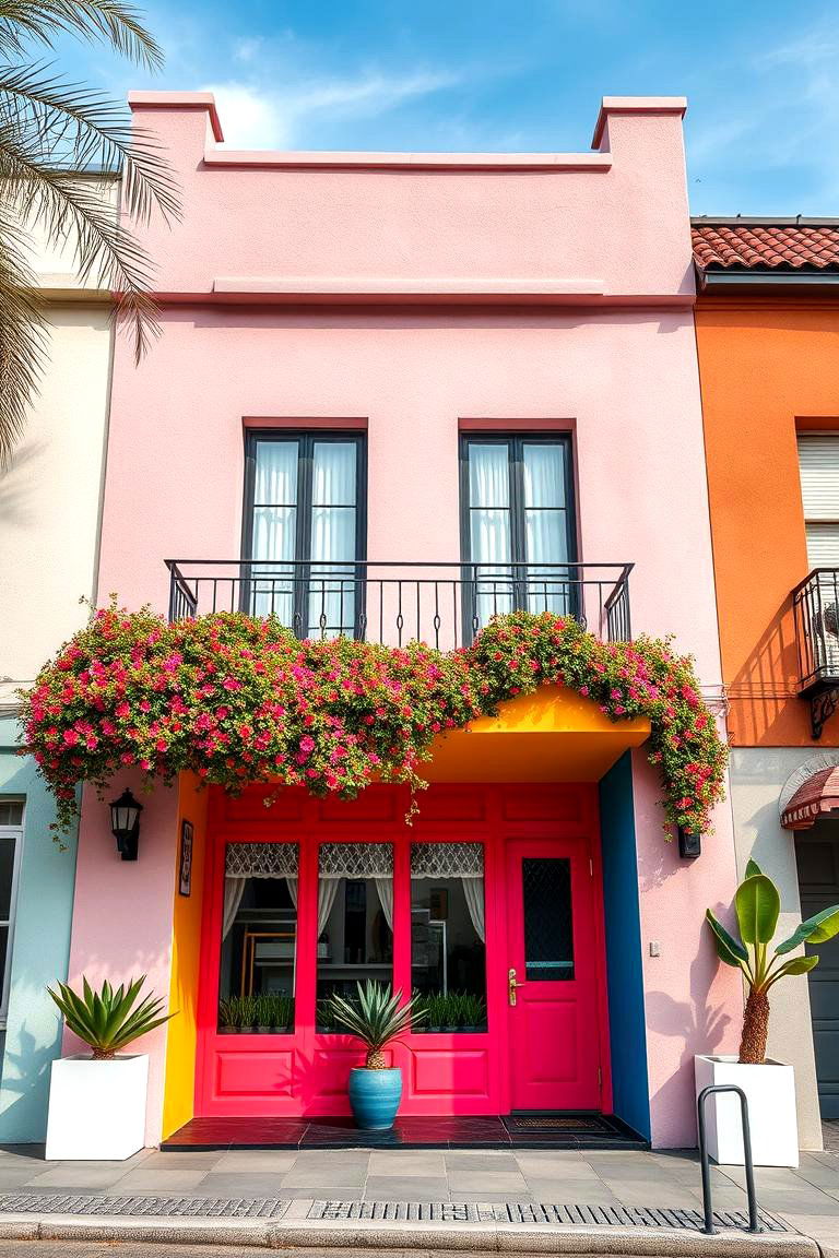Vibrant Urban Oasis Siding - 24 Two-tone Siding Designs