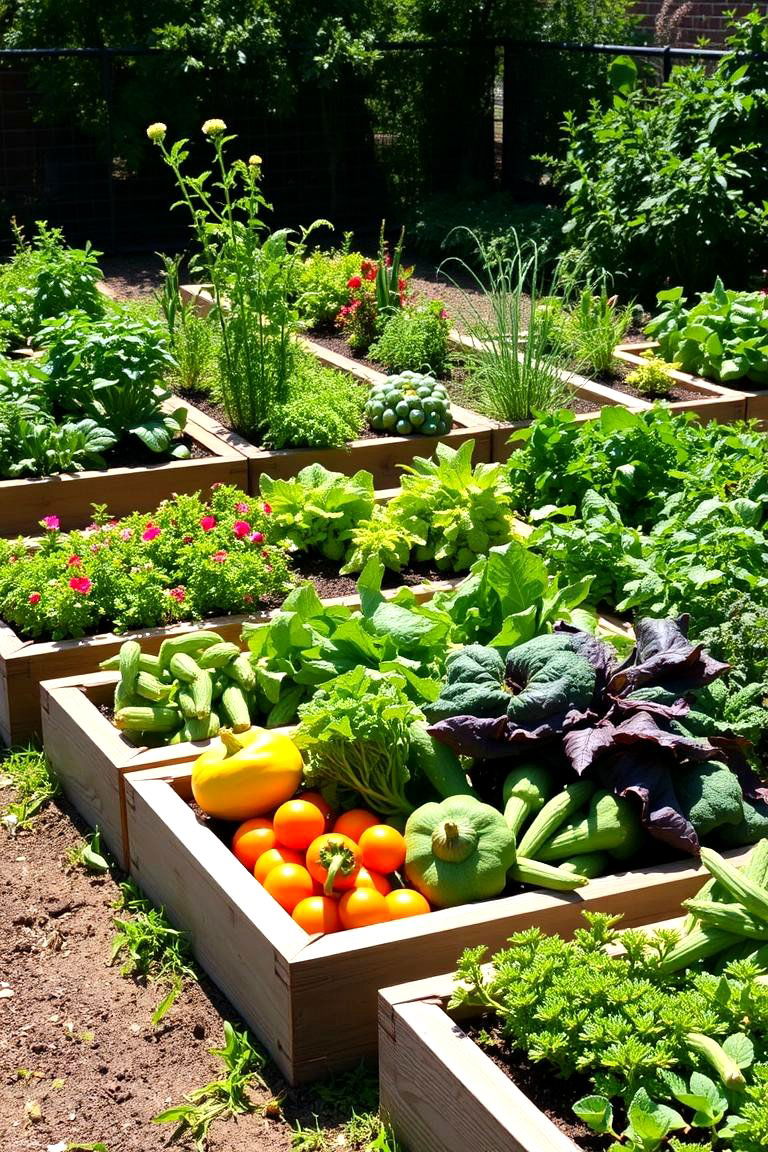 Vibrant Vegetable and Herb Garden - 24 Large Backyard Ideas