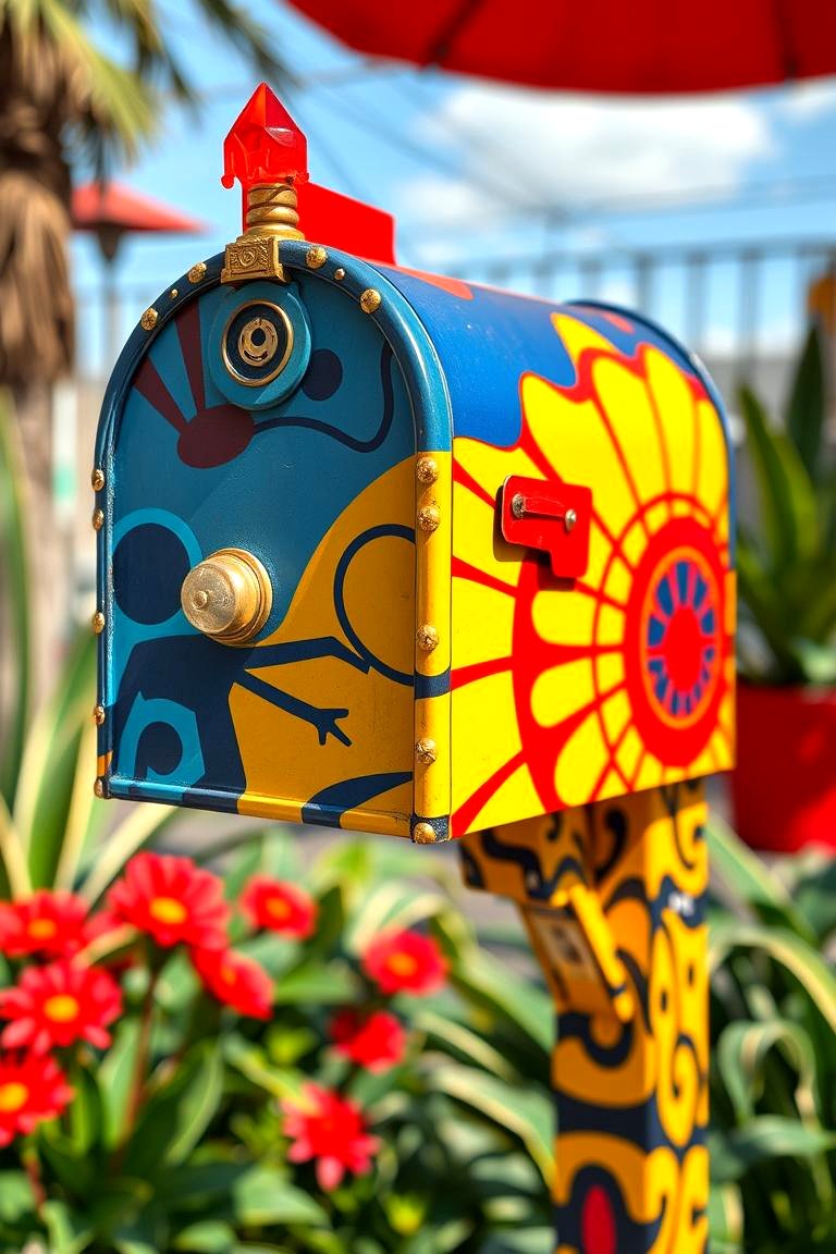 Vibrant Vibes - 24 Mailbox Decor Ideas