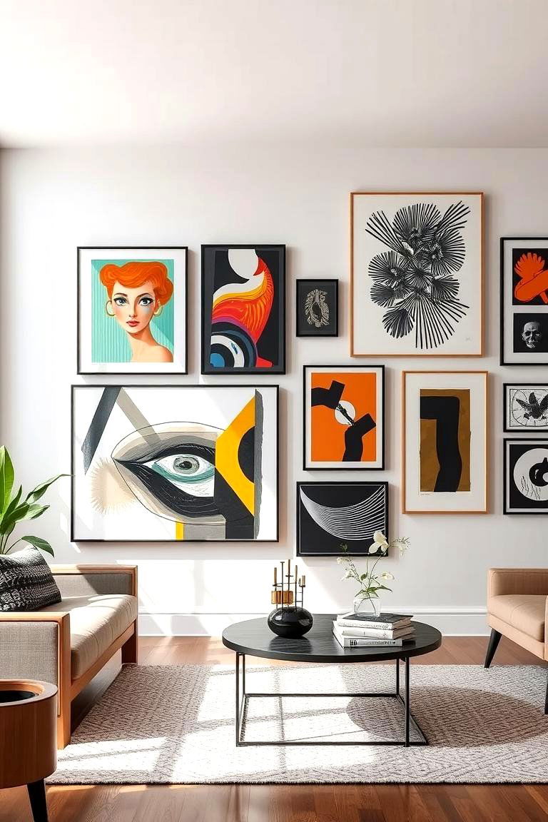 Vibrant Wall Art Accents - 24 Spring Decor Ideas
