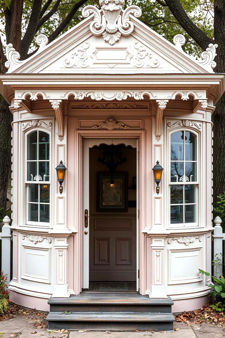 Victorian Charm Outhouse - 24 Outhouse Design Ideas