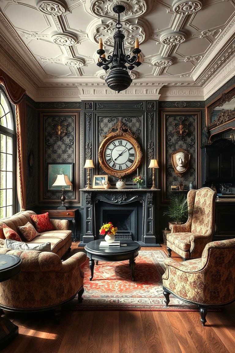 Victorian Era Influences - 24 Steampunk Living Room Ideas