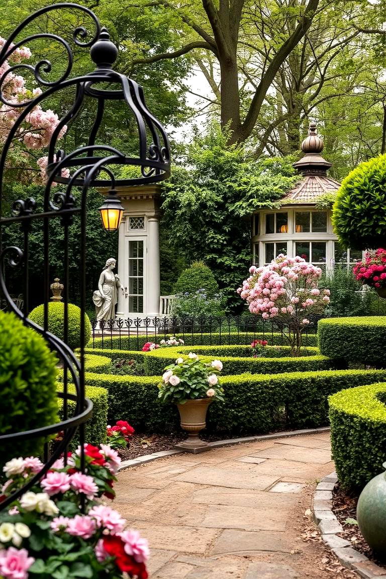 Victorian Garden Charm - 24 Small Walled Garden Ideas