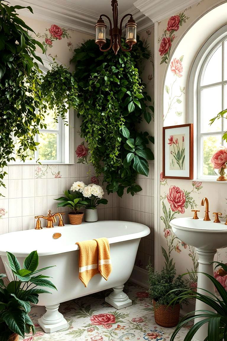 Victorian Garden Themes for a Fresh Look - 24 Victorian Bathroom Ideas