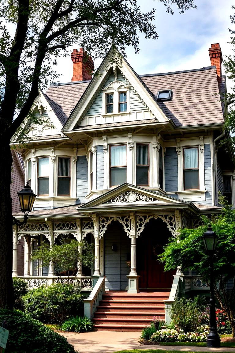 Victorian Influenced Design - 24 1980s House Exterior Ideas