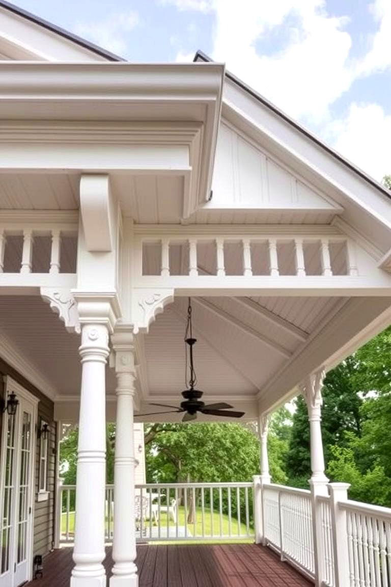 Victorian Inspired Roof - 24 Deck Roof Ideas