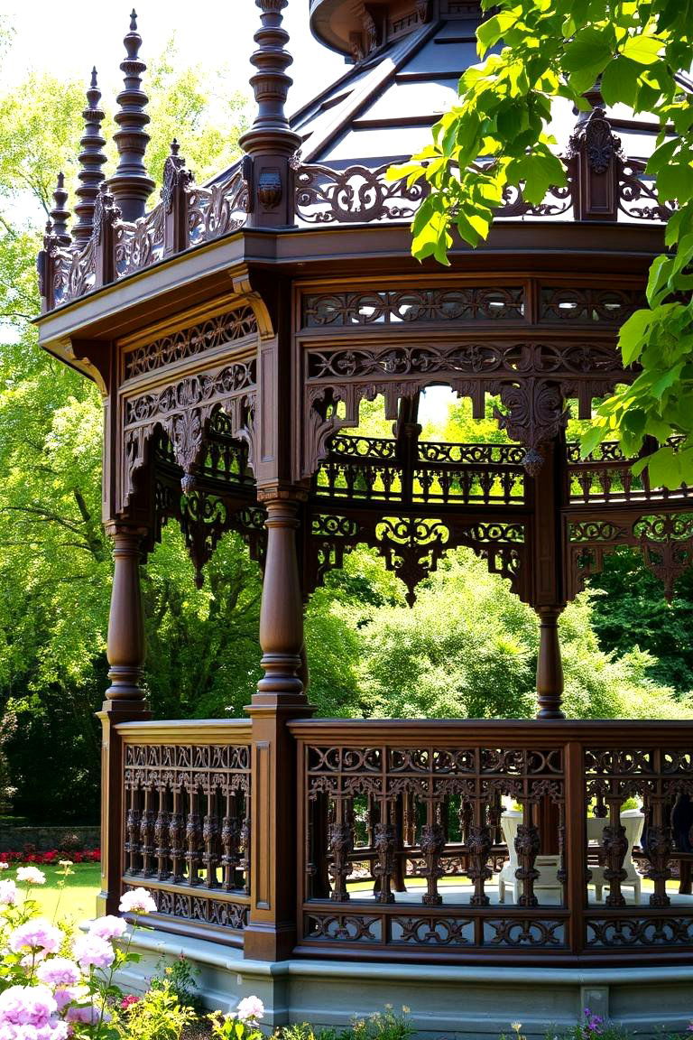 Victorian Style Gazebo - 24 Backyard Gazebo Ideas