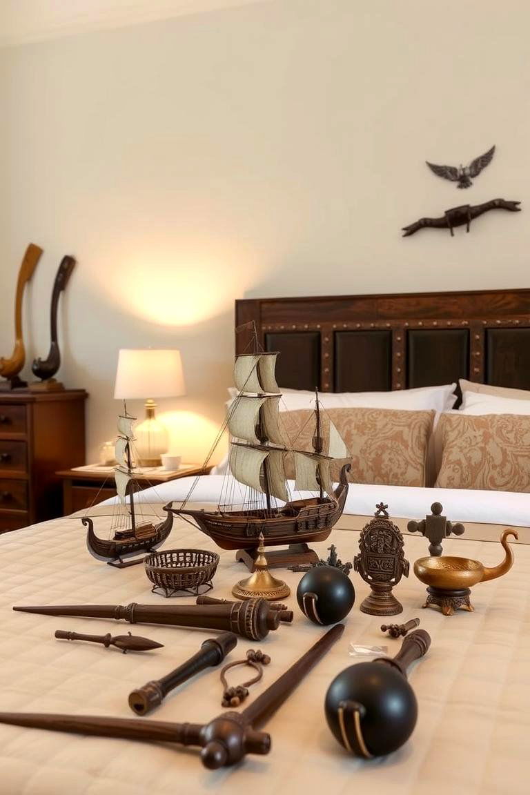 Viking Relics Display - 24 Viking Bedroom Ideas