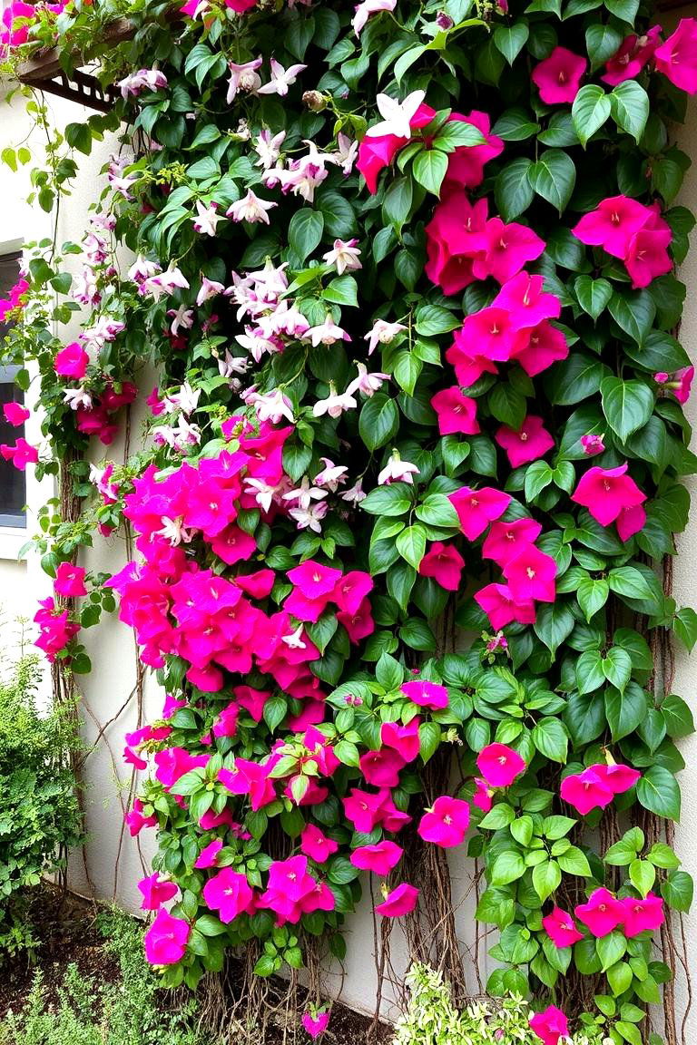 Vine Covered Trellis - 24 front yard spanish style landscaping ideas