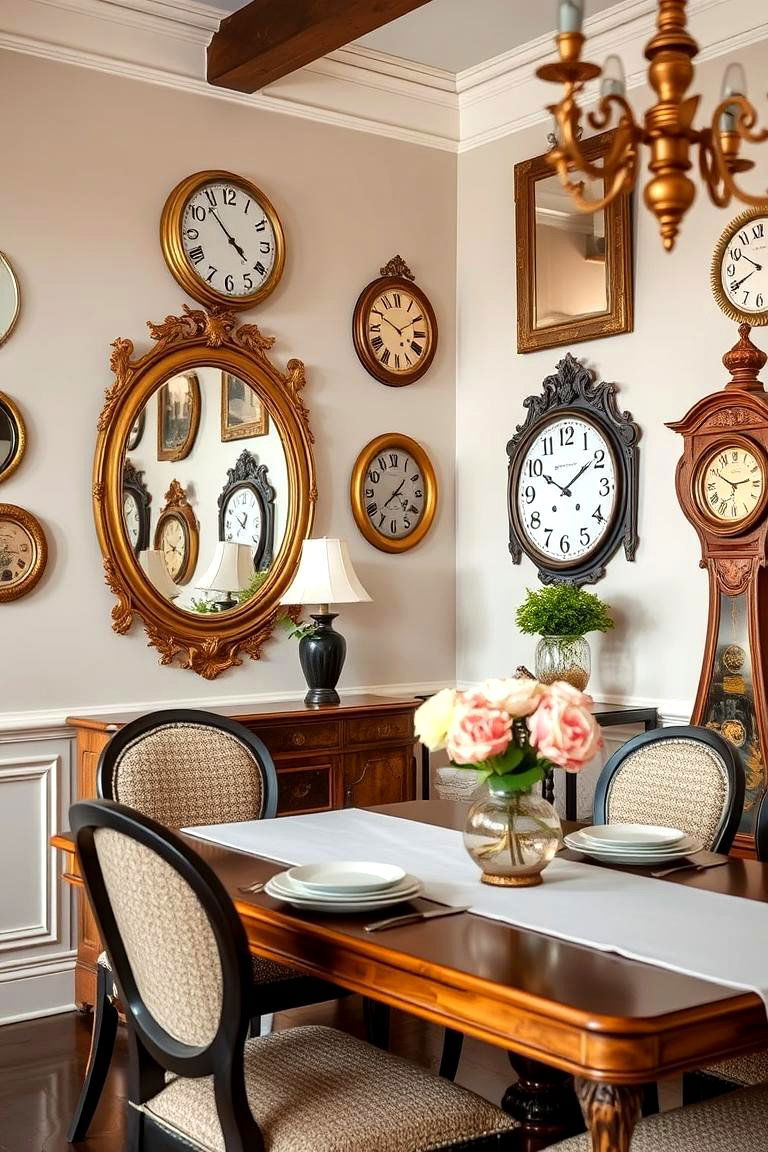 Vintage Accent Pieces - 24 Colonial Dining Room Ideas