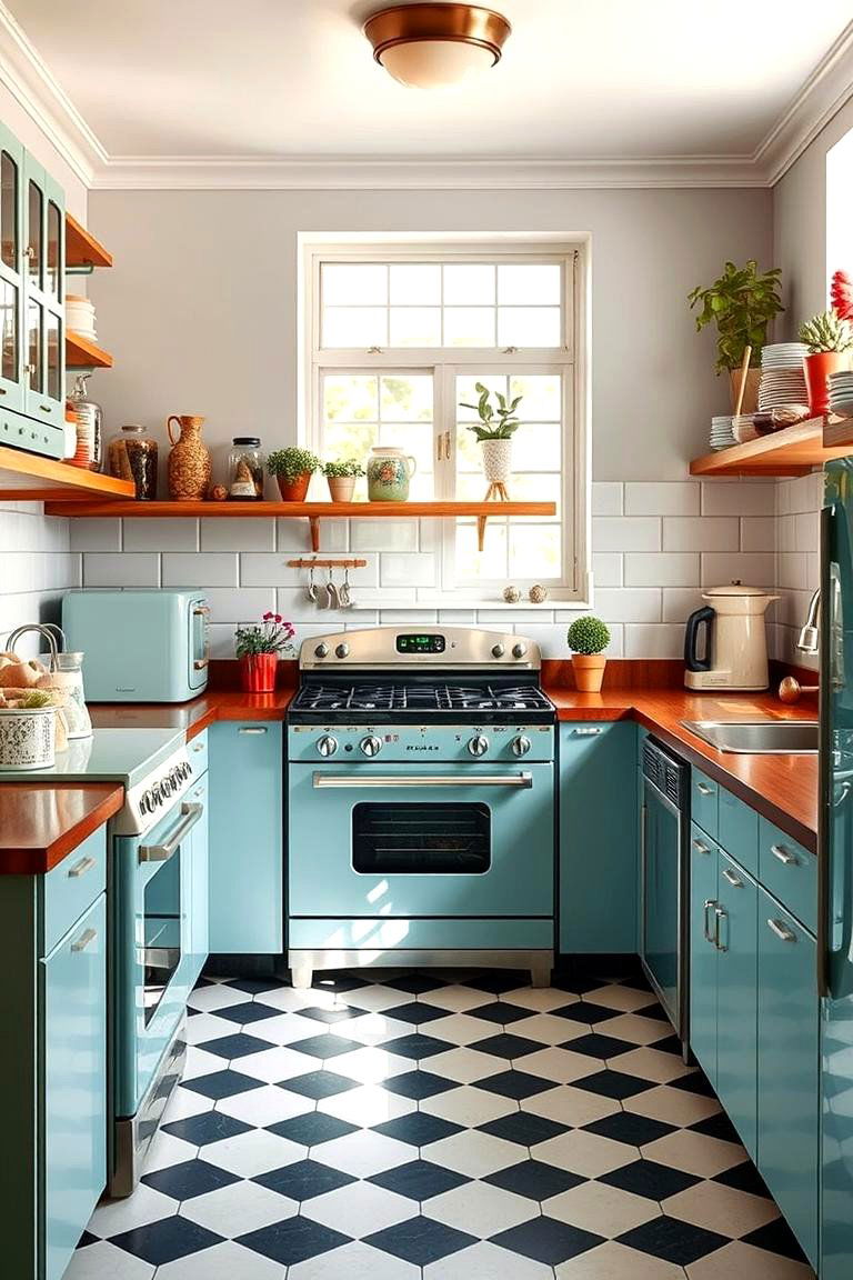 Vintage Appliances Revival - 24 Boho Kitchen Ideas