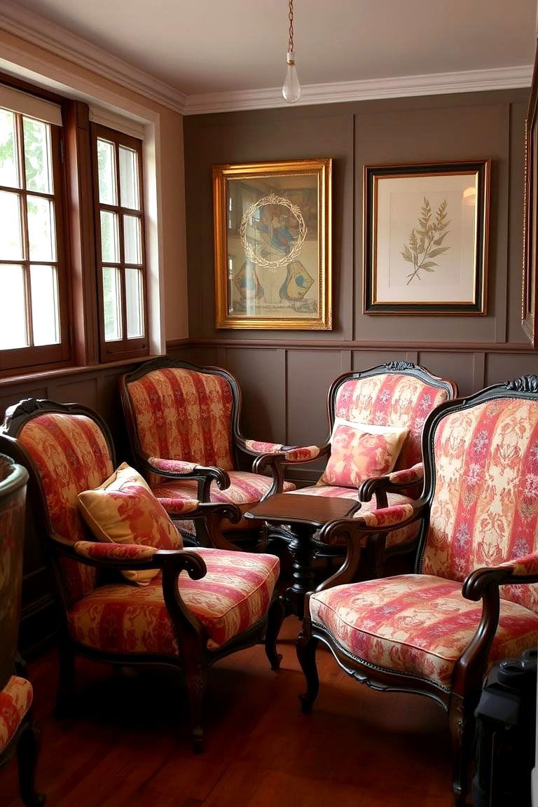 Vintage Armchair Collection - 24 Bedroom Seating Area Ideas