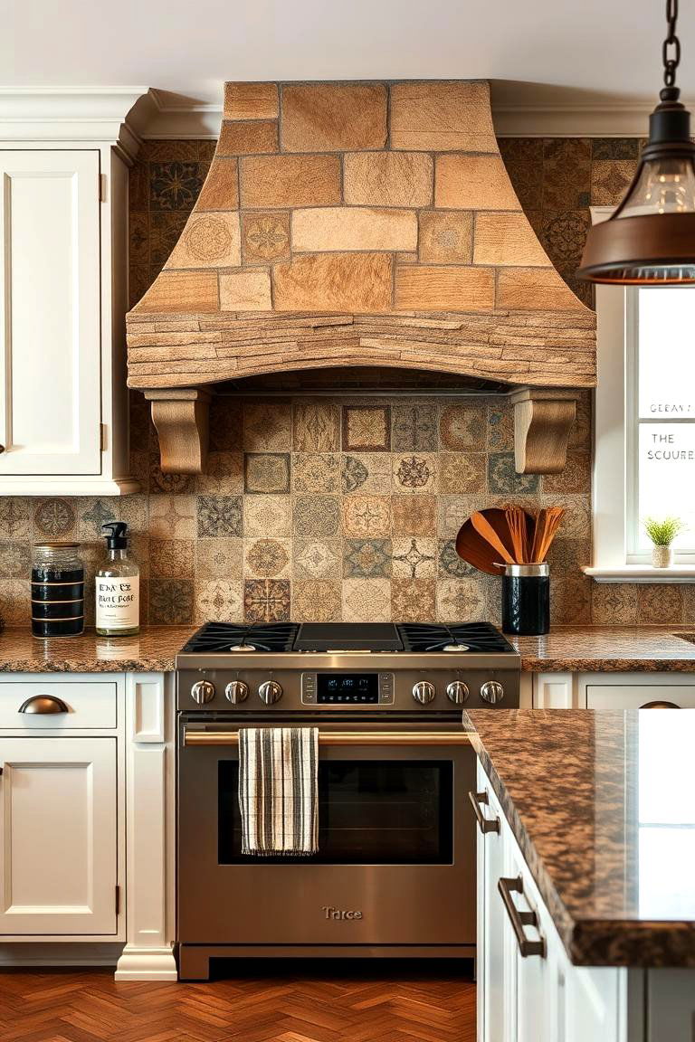 Vintage Backsplash - 24 Vintage Kitchen Ideas