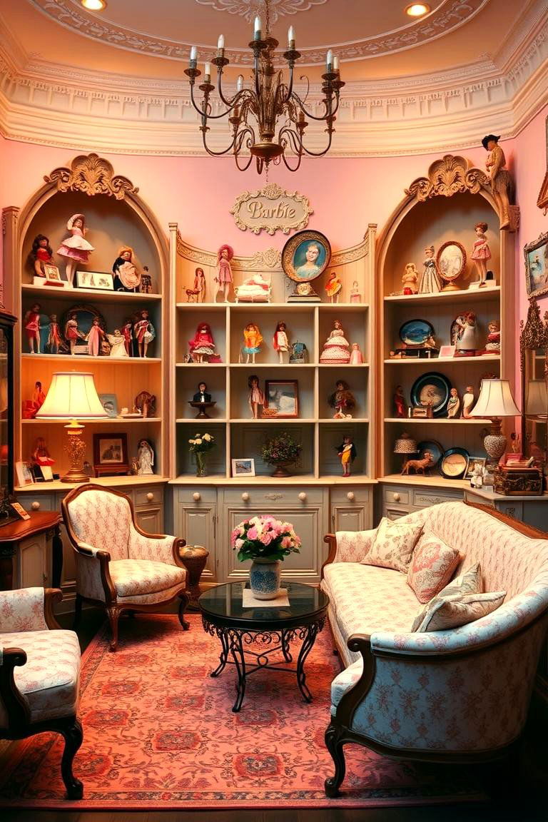 Vintage Barbie Collection Display - 24 Barbie Room Ideas