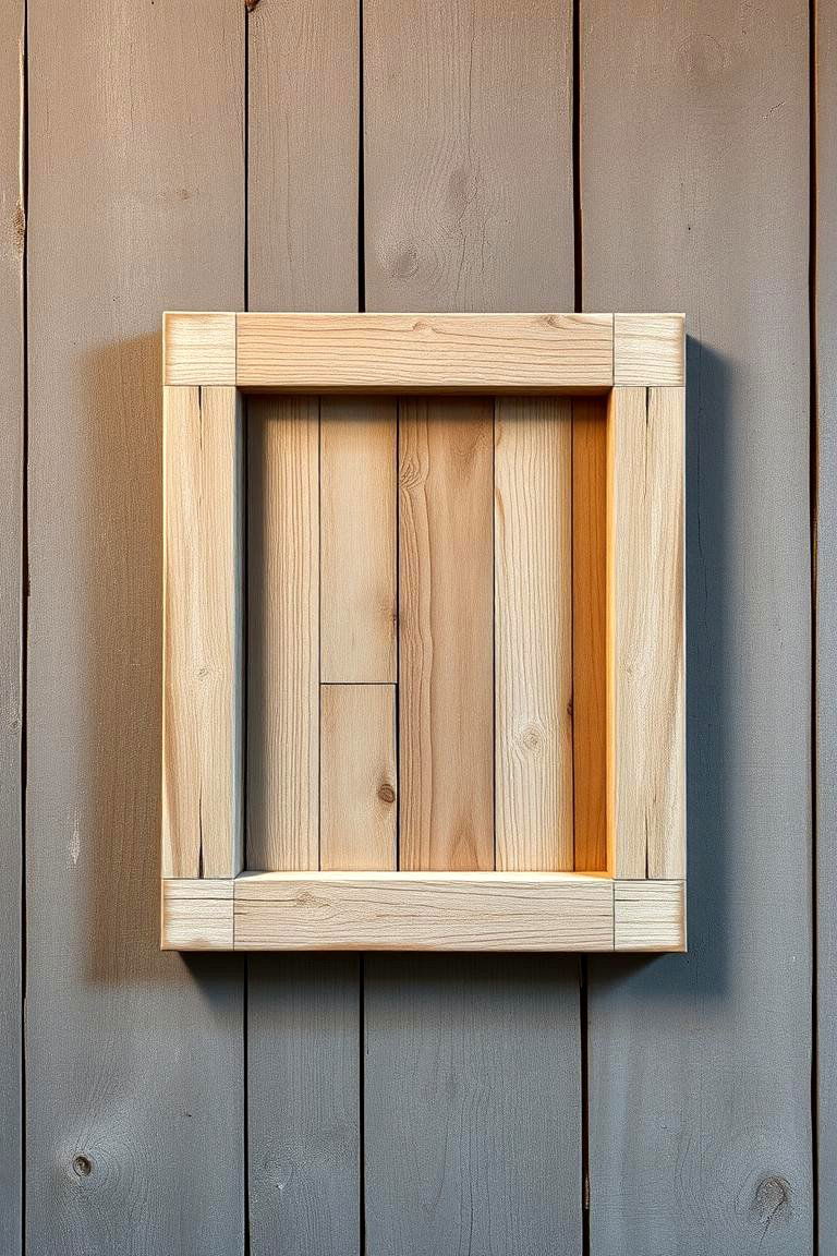 Vintage Barn Wood Frames - 24 Farmhouse Wall Decor Ideas