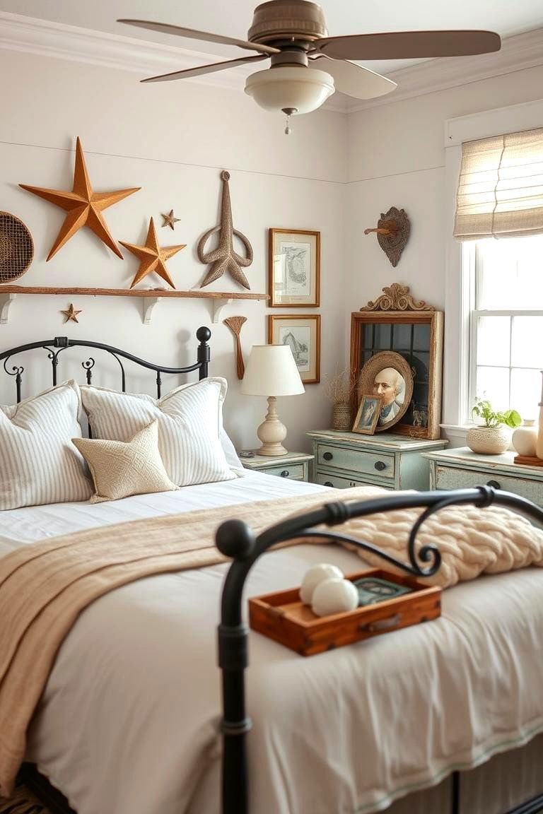 Vintage Beachside Treasures - 24 Boho Beach Bedroom Ideas