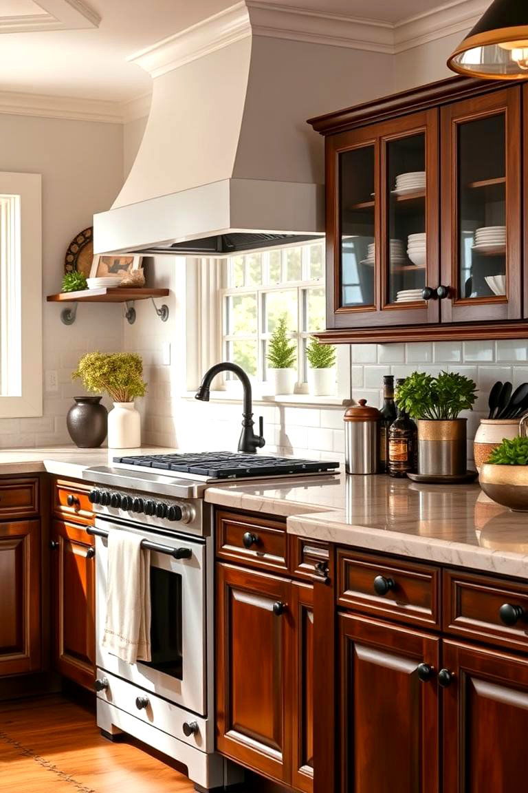 Vintage Black Hardware - 24 Black and Brown Kitchen Ideas