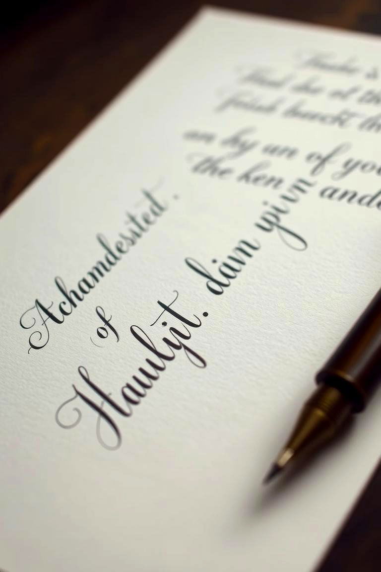 Vintage Calligraphy and Stationery - 24 Bridgerton Wedding Ideas