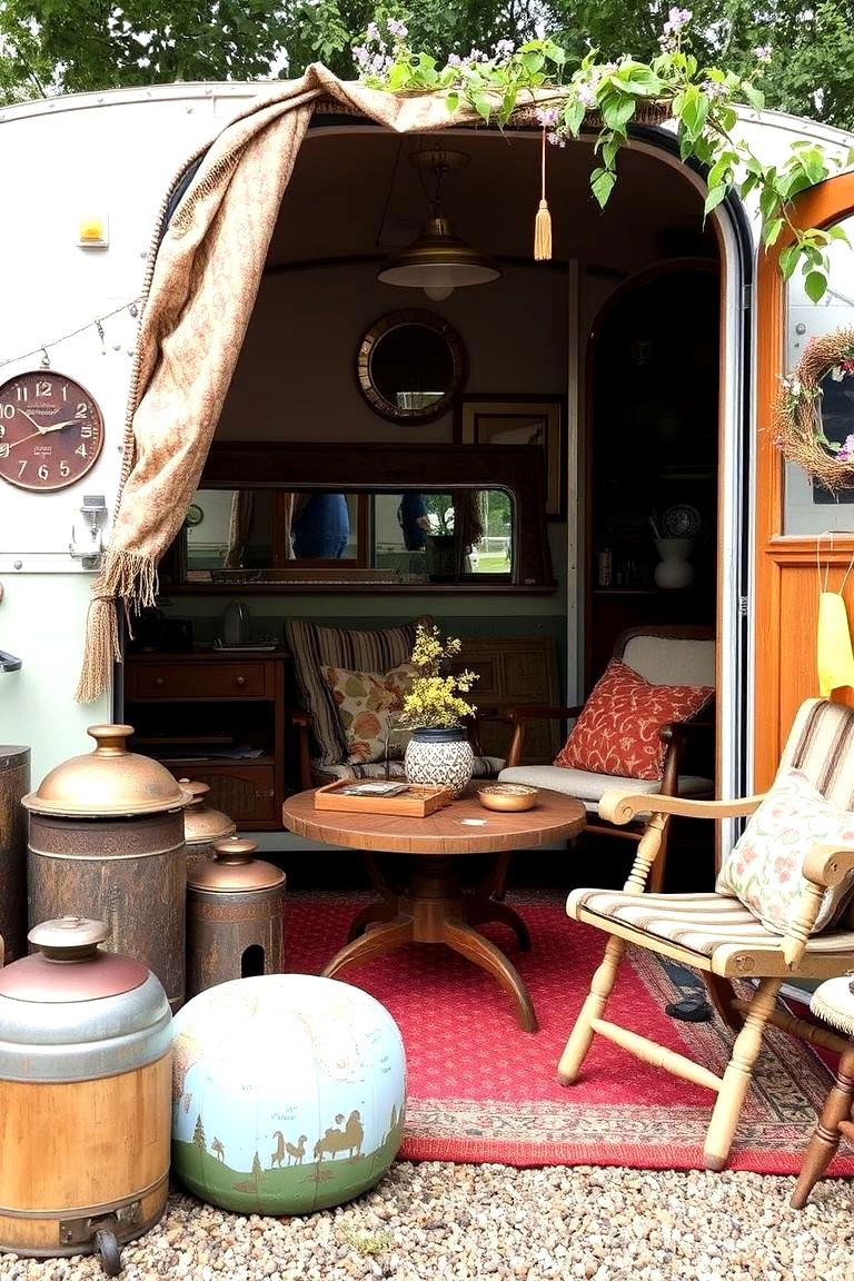 Vintage Caravan Escape - 24 Outdoor Bedroom Ideas