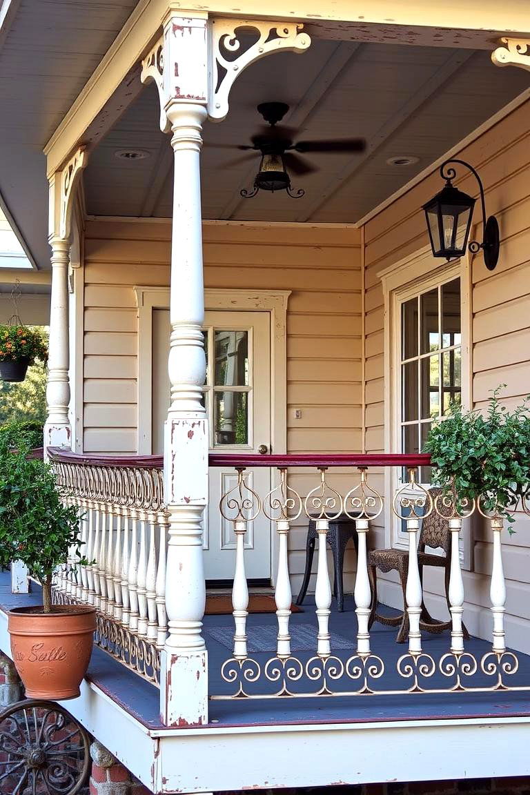 Vintage Charm Car Porch Design - 24 Car Porch Design Ideas