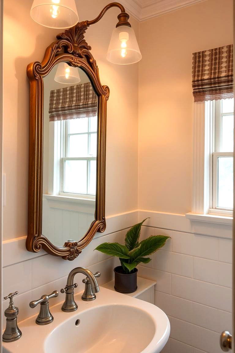 Vintage Charm Fixtures - 24 Cozy Bathroom Ideas